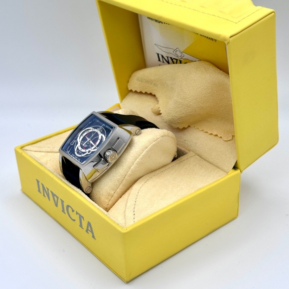 Invicta S1 Rally Tachymeter 44mm Black Dial 100 WR Meter Men's Watch F0042 - Picture 10 of 14